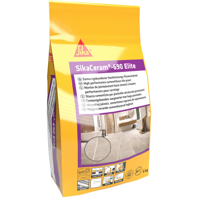 FOGBRUK SIKACERAM-690 ELITE CARAMEL 5KG